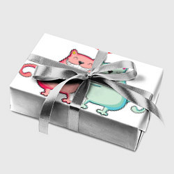 Бумага для упаковки Кошачья любовь, цвет: 3D-принт — фото 2