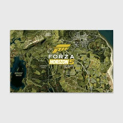 Бумага для упаковки Forza Horizon 5 - map, цвет: 3D-принт