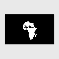 Бумага для упаковки Африка на чёрном