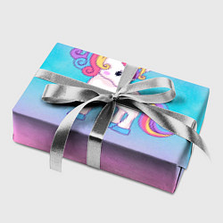 Бумага для упаковки Единорог - мягкий градиент, цвет: 3D-принт — фото 2