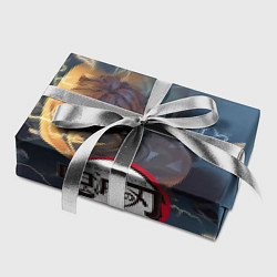 Бумага для упаковки Клинок рассекающий демонов Зенитсу, цвет: 3D-принт — фото 2