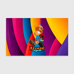 Бумага для упаковки Rayman Радужный фон, цвет: 3D-принт