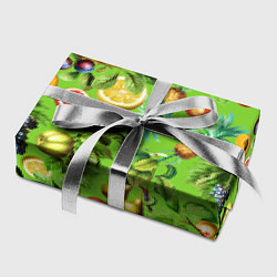 Бумага для упаковки Сочные фрукты паттерн, цвет: 3D-принт — фото 2