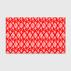 Бумага для упаковки Red Pattern Dope Camo Dope Street Market Спина, цвет: 3D-принт