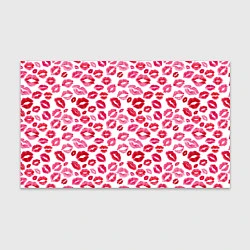 Бумага для упаковки Поцелуи Губы, цвет: 3D-принт