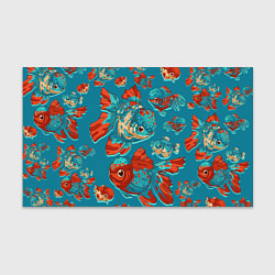 Бумага для упаковки Красивые Золотые рыбки, цвет: 3D-принт