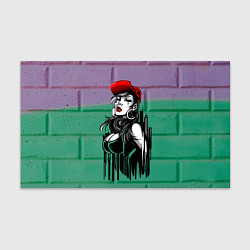 Бумага для упаковки Девушка в красной кепке, цвет: 3D-принт