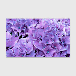 Бумага для упаковки Фиолетово-сиреневые цветы, цвет: 3D-принт
