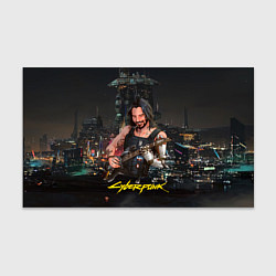 Бумага для упаковки Johnny в гитарой Джонни Cyberpunk2077, цвет: 3D-принт