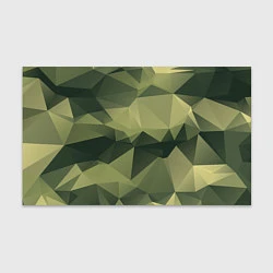 Бумага для упаковки 3д полигоны - камуфляж, цвет: 3D-принт