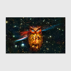 Бумага для упаковки Космический взгляд совы, цвет: 3D-принт