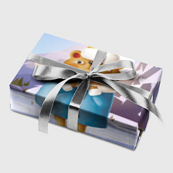 Бумага для упаковки Медведица в шубке, цвет: 3D-принт — фото 2