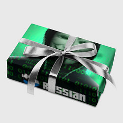 Бумага для упаковки Russian hacker green, цвет: 3D-принт — фото 2