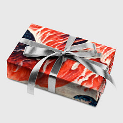 Бумага для упаковки Великая красная волна, цвет: 3D-принт — фото 2
