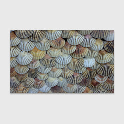 Бумага для упаковки Морские ракушки - паттерн, цвет: 3D-принт
