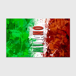 Бумага для упаковки Флаг Италии - кляксы, цвет: 3D-принт