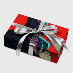 Бумага для упаковки Человек бензопила в деловом костюме, цвет: 3D-принт — фото 2