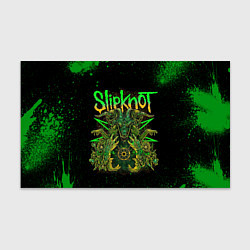 Бумага для упаковки Slipknot green satan, цвет: 3D-принт