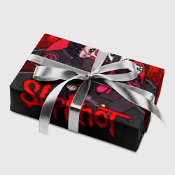 Бумага для упаковки Slipknot black and red, цвет: 3D-принт — фото 2