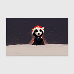 Бумага для упаковки Пёсель - панда в колпаке, цвет: 3D-принт