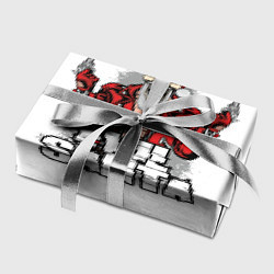 Бумага для упаковки Злой Санта, цвет: 3D-принт — фото 2
