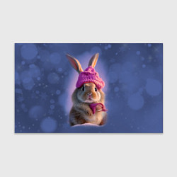 Бумага для упаковки Ушастик в вязаной шапочке, цвет: 3D-принт