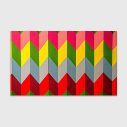 Бумага для упаковки Разноцветный ромбический абстрактный паттерн, цвет: 3D-принт