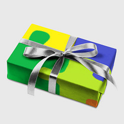 Бумага для упаковки Пазлы разноцветные, цвет: 3D-принт — фото 2