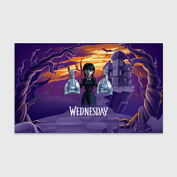 Бумага для упаковки Уэнсдэй с пираньями, цвет: 3D-принт