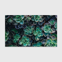 Бумага для упаковки Паттерн из множество зелёных цветов, цвет: 3D-принт