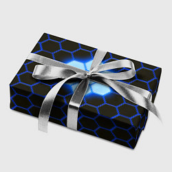 Бумага для упаковки Сталь железные соты абстрактные, цвет: 3D-принт — фото 2