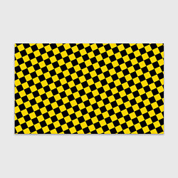 Бумага для упаковки Черно-желтая мелкая клетка, цвет: 3D-принт