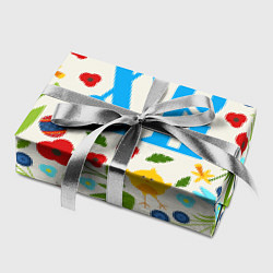 Бумага для упаковки ХВ с цветочным узором на Пасху, цвет: 3D-принт — фото 2