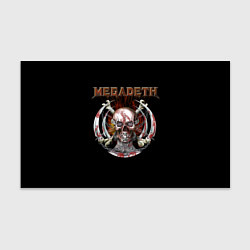 Бумага для упаковки Megadeth - боевой череп, цвет: 3D-принт