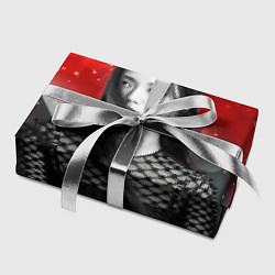 Бумага для упаковки Jisoo black red background, цвет: 3D-принт — фото 2