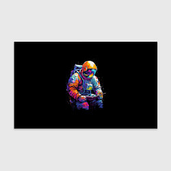 Бумага для упаковки Читающий космонавт, цвет: 3D-принт
