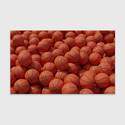 Бумага для упаковки Узор с баскетбольными мячами, цвет: 3D-принт