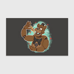 Бумага для упаковки Фредди кушает пиццу, цвет: 3D-принт