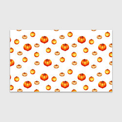 Бумага для упаковки Оранжевые тыквы - паттерн, цвет: 3D-принт