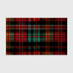 Бумага для упаковки Красно-зелёная шотландская клетка, цвет: 3D-принт
