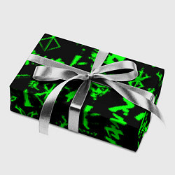Бумага для упаковки Berserk neon green, цвет: 3D-принт — фото 2