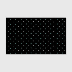 Бумага для упаковки Карточные масти на чёрном фоне, цвет: 3D-принт
