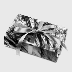 Бумага для упаковки Чёрно белые узоры, цвет: 3D-принт — фото 2