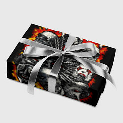 Бумага для упаковки Slipknot метал-группа, цвет: 3D-принт — фото 2