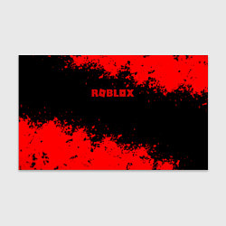 Бумага для упаковки Роблокс краски красные, цвет: 3D-принт