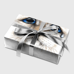 Бумага для упаковки Белый плачущий кот, цвет: 3D-принт — фото 2