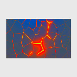 Бумага для упаковки Грани огненнные абстракция, цвет: 3D-принт