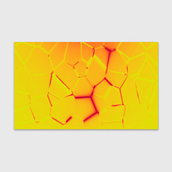 Бумага для упаковки Плиты желтые броня, цвет: 3D-принт