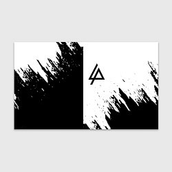 Бумага для упаковки Linkin park краски чёрнобелый, цвет: 3D-принт