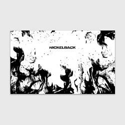 Бумага для упаковки Nickelback серый дым рок, цвет: 3D-принт